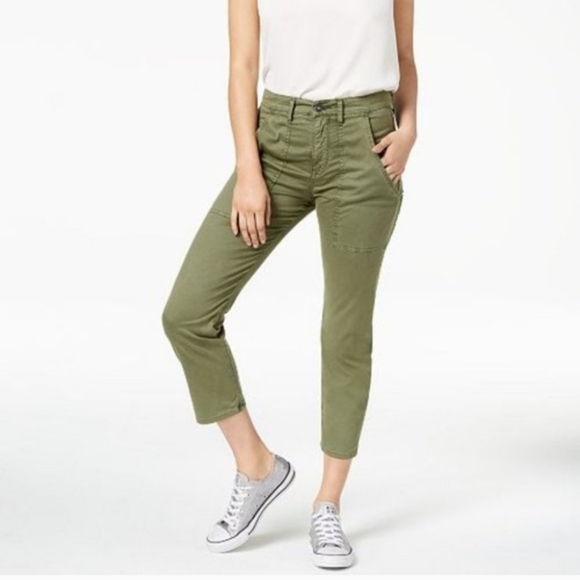 NWT Hudson The Leverage High Rise Ankle Cargo Pants 26 - Picture 1 of 6